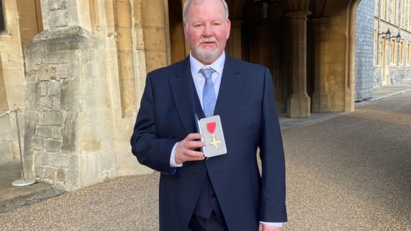 ARC Adoption director, Terry Fitzpatrick, receives OBE at Windsor Castle ceremony